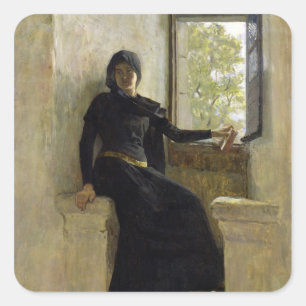 Sticker Carré Attente, avant 1905