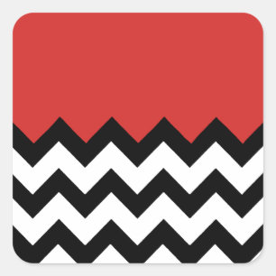 Sticker Carré Attrapez L'Oeil Avec La Tomate Gras Rouge Blanc No