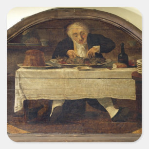 Sticker Carré Au Gourmand', panneau de magasin pour Corcellet