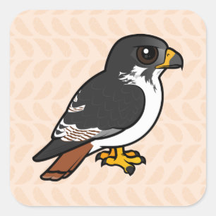 Sticker Carré Augur Buzzard Birdorable