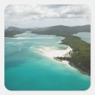 Sticker Carré Australie, Queensland, côte de Whitsunday, 2