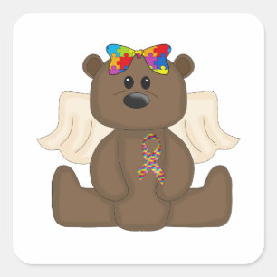 Sticker Carré Autisme