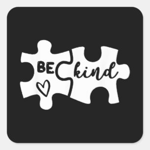Sticker Carré Autisme être enfant