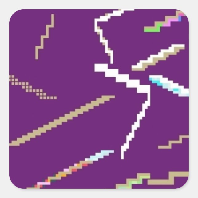 Sticker Carré Autocollants! (Devant)