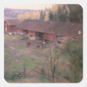 Sticker Carré Automne 1891