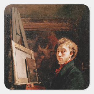 Sticker Carré Autoportrait