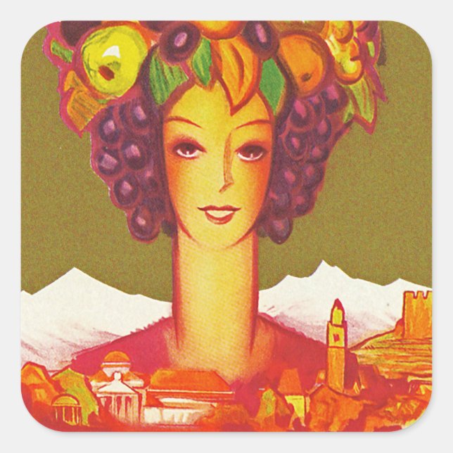 Sticker Carré Autunno a Merano (Devant)