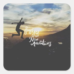 Sticker Carré Aventures