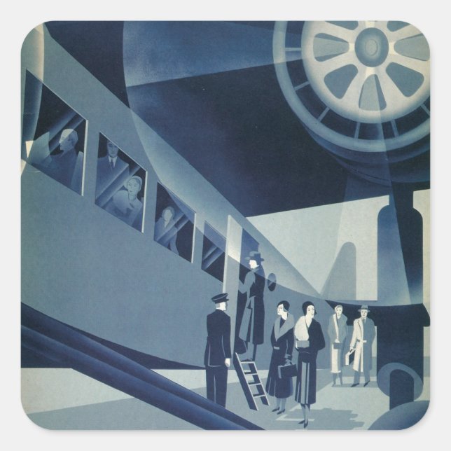 Sticker Carré Avion Med A-B Aérotransport (Devant)