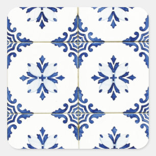 Sticker Carré Azulejos