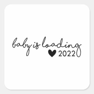 Sticker Carré Baby Chargement 2022