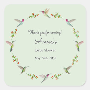 Sticker Carré Baby Shower