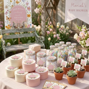 Sticker Carré Baby shower Fleur sauvage de Pâques de YouTube