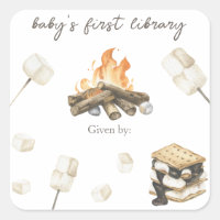 Baby shower S'more - la première bibliothèque de b