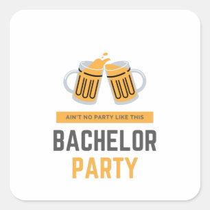 Sticker Carré Bachelor