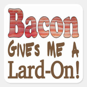 Sticker Carré Bacon Lard