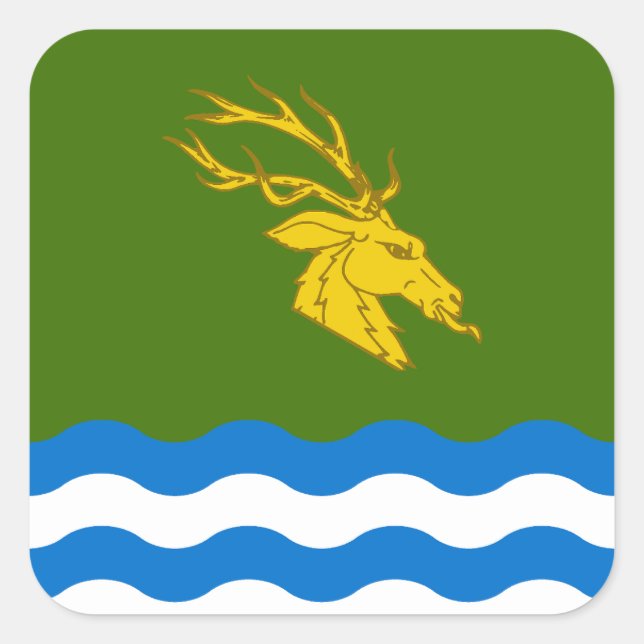 Sticker Carré Badge de populace SCA Buckston-on-Eno (Devant)