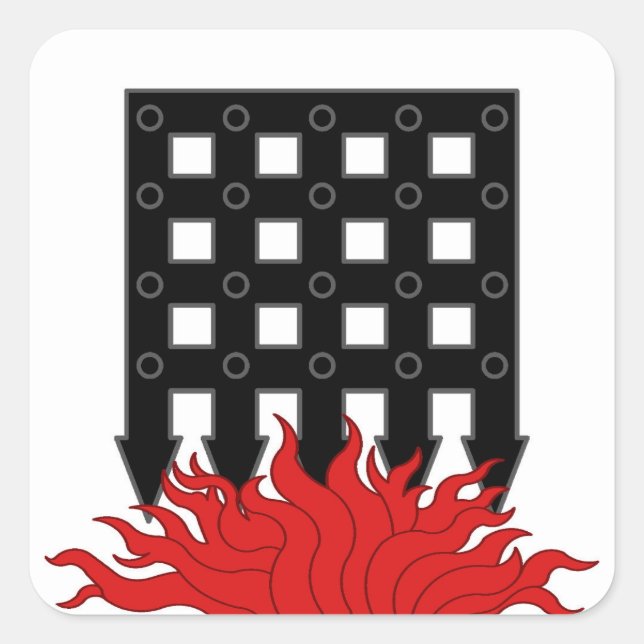 Sticker Carré Badge de population SCA Hellsgate (Devant)