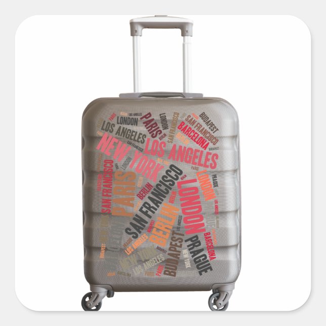 Sticker Carré Bagages (Devant)