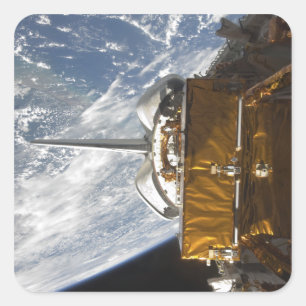 Sticker Carré Baie de la charge utile d'Atlantide de navette