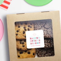 Baking Spirits Bright Coloré Typographie Cookie