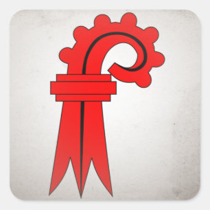 Sticker Carré Bâle Landschaft