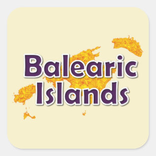 Sticker Carré Baléares