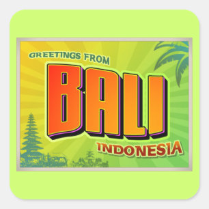 STICKER CARRÉ BALI