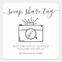 Balise Snap Share Simple Caméra Social Media Busin