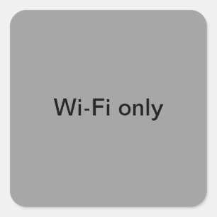 Sticker Carré Balise Wi-Fi