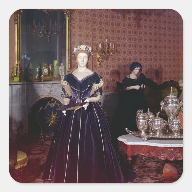 Sticker Carré Ball gown de Mary Todd Lincoln (Devant)
