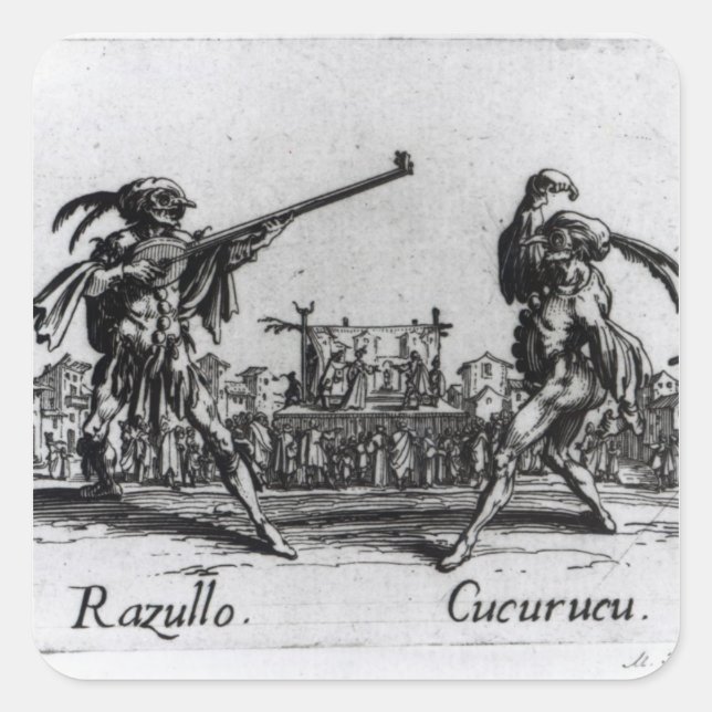 Sticker Carré Balli de Sfessania, c.1622 (Devant)