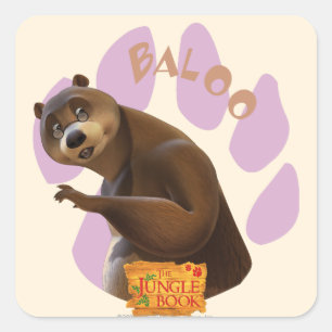 Sticker Carré Baloo 1