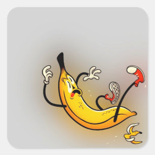 Sticker Carré Banane coulissante