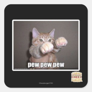 Sticker Carré Banc de banc de banc