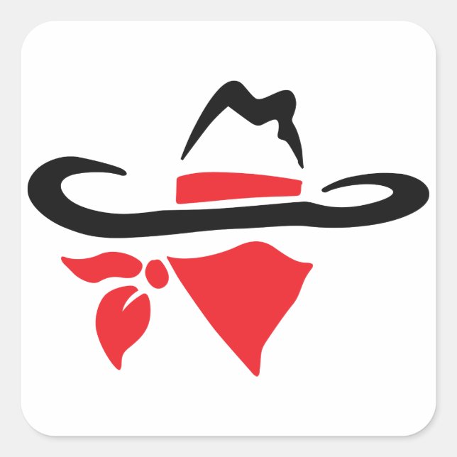 Sticker Carré Bandit Outlaw (Devant)