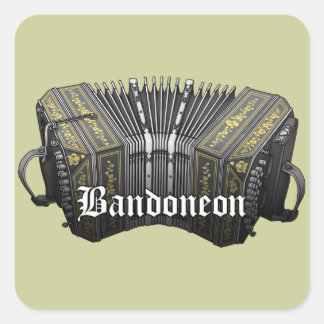 Sticker Carré Bandoneon