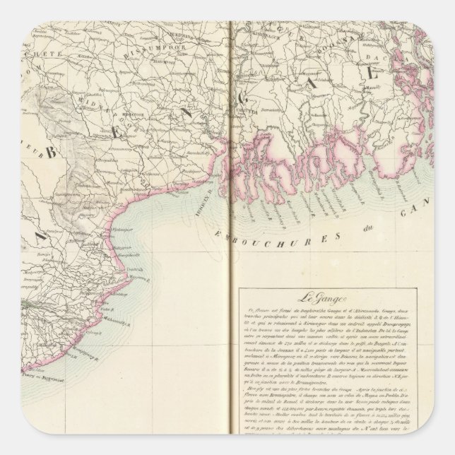 Sticker Carré Bangladesh 95 (Devant)