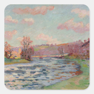 Sticker Carré Banques de la Creuse, Limousin, c.1912 (huile sur
