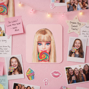 Sticker Carré Barbie