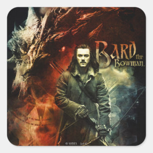 Sticker Carré BARD THE BOWMAN™ & Smaug
