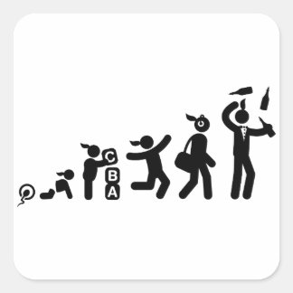 Sticker Carré Barre