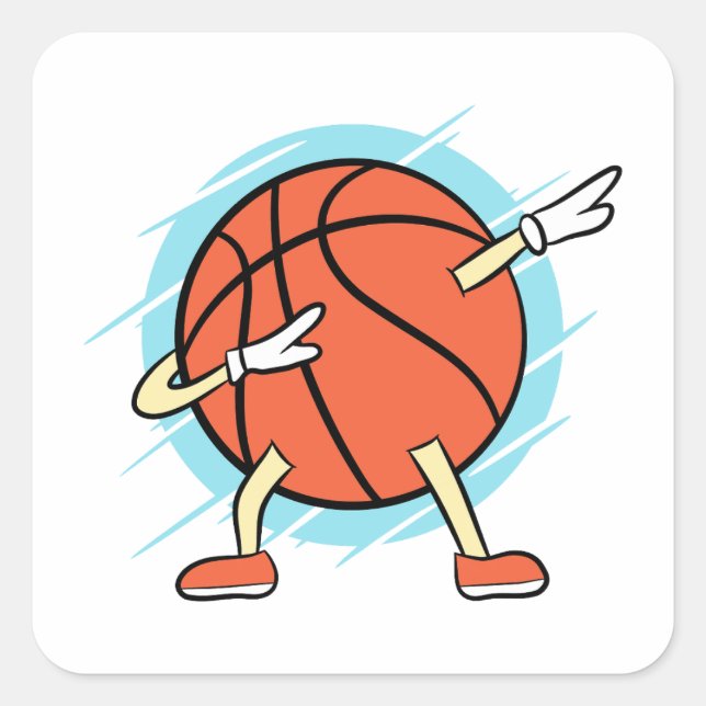 Sticker Carré Basket (Devant)