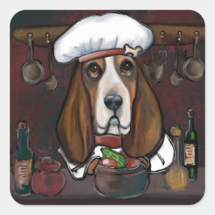 STICKER CARRÉ BASSET HOOK