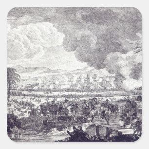 Sticker Carré Bataille de Rossbach, le 5 novembre 1757