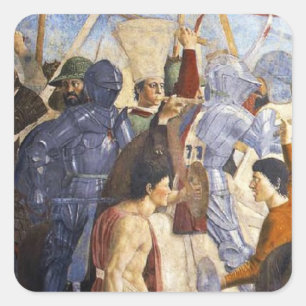 Sticker Carré BATAILLE D'HÉRACLIE par Piero Della Francesca