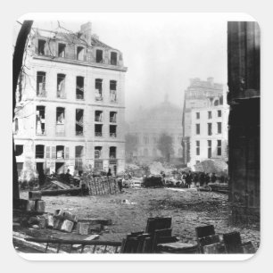 Sticker Carré Bâtiment de l'avenue de l'Opera