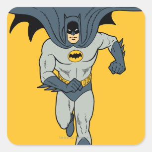 Sticker Carré Batman en cours d'exécution
