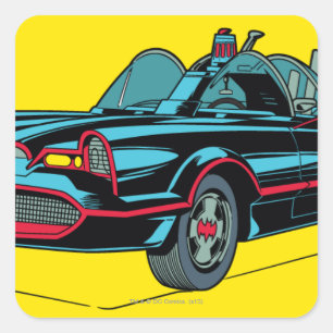 Sticker Carré Batmobile