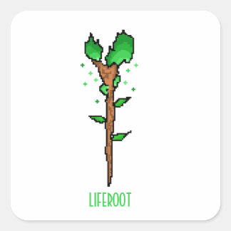 Sticker Carré Bâton de Sorcier Liferoot Arme de Fantaisie